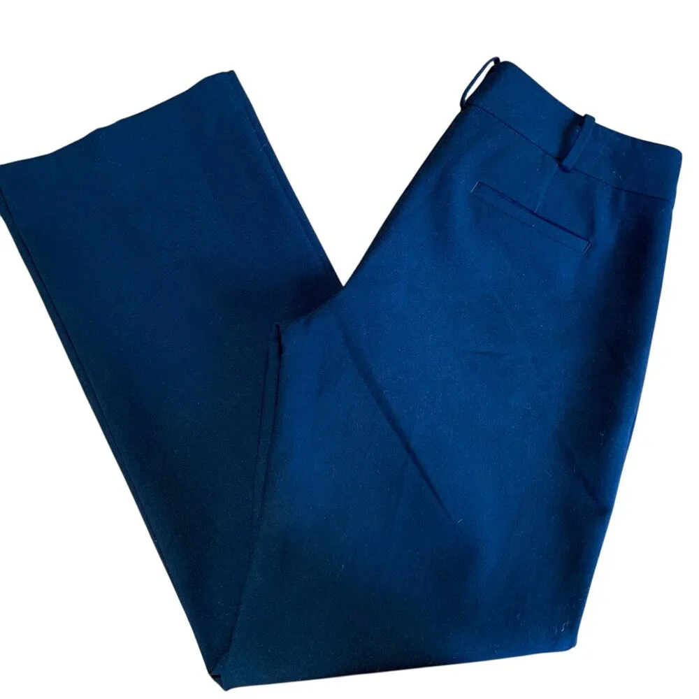 Talbots Navy Curvy Dress Pants Womens Size 4 - Picture 1 of 10